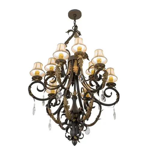 36"W Ingrid 9 LT Chandelier - Image 6