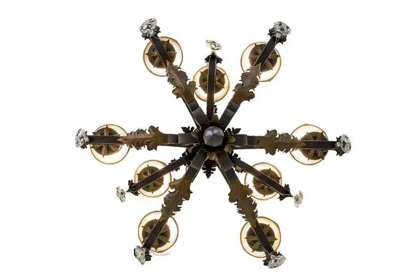 36"W Ingrid 9 LT Chandelier - Image 7