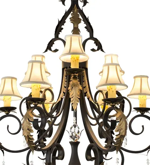 36"W Ingrid 9 LT Chandelier - Image 8