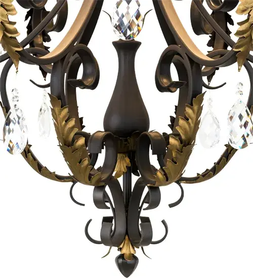 36"W Ingrid 9 LT Chandelier - Image 9