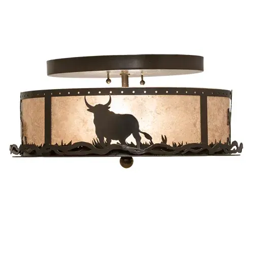 The Meyda Tiffany - Cowboy & Steer by Meyda Lighting - Image 5