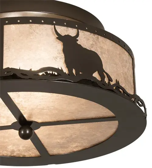 The Meyda Tiffany - Cowboy & Steer by Meyda Lighting - Image 8