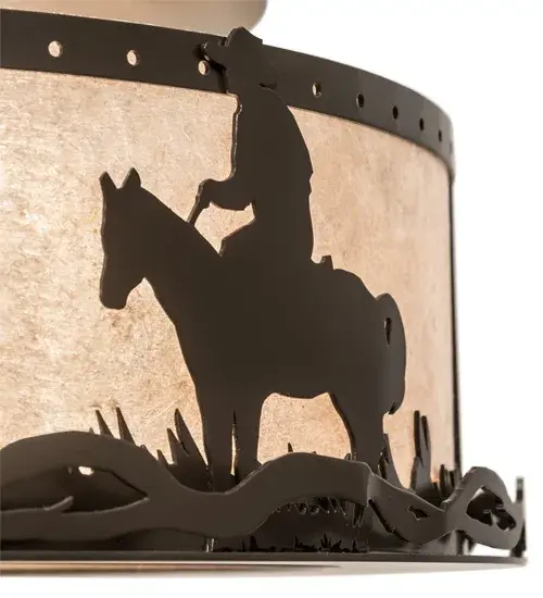 The Meyda Tiffany - Cowboy & Steer by Meyda Lighting - Image 9