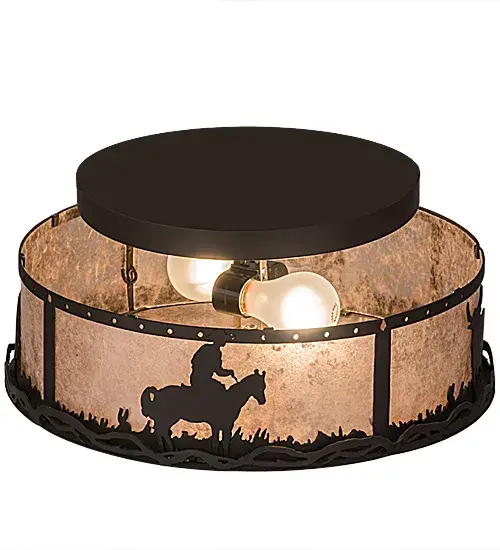 The Cowboy & Steer by Meyda Lighting - Image 4