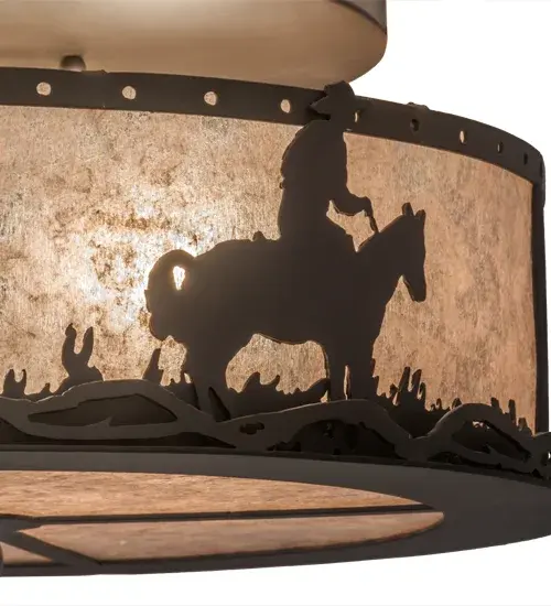 The Cowboy & Steer by Meyda Lighting - Image 8