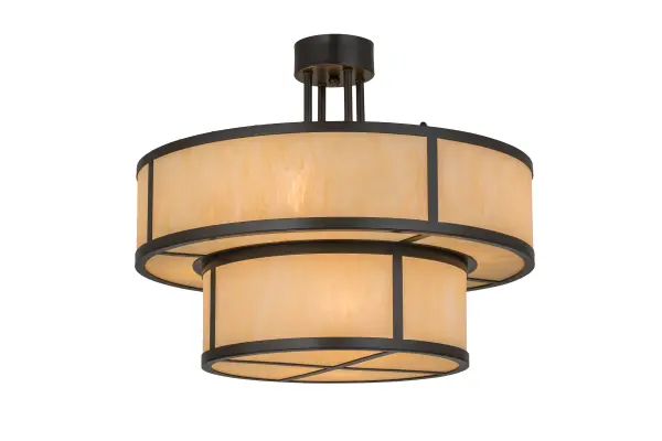 Eye-catching multi dimensional tiers reveal the stunning architectural look of the Jayne pendant. Two Sara Taupe Idalight diffusers are integrated into a highly fashionable aesthetic that is hard to resist. Clean sophistication astounds with round surfaces and straight lines to enhance any room while providing an effective source of ambient light. The fixture; which is enhanced by Timeless Bronze finished hardware; delivers optimal illumination for lobbies; foyers; ballrooms and other large spaces. Jayne is handcrafted by highly skilled artisans in our 180;000 square foot manufacturing facility in Yorkville; New York. Custom styles; sizes and colors are available; as well as dimmable energy efficient lamping. UL and cUL listed for dry and damp locations.