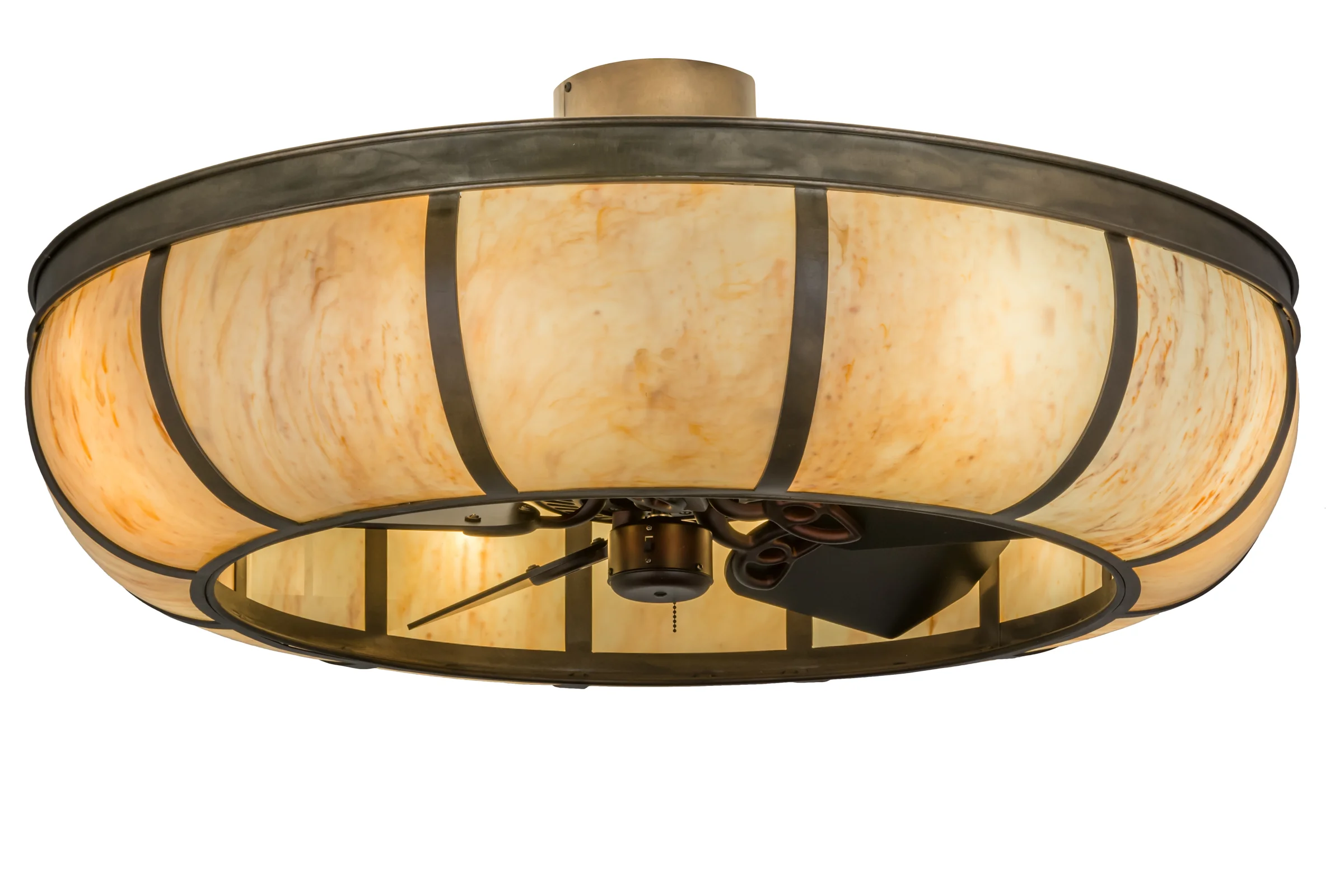 Prime Eight Light Chandel-Air in Antique Copper Oiled Bronze