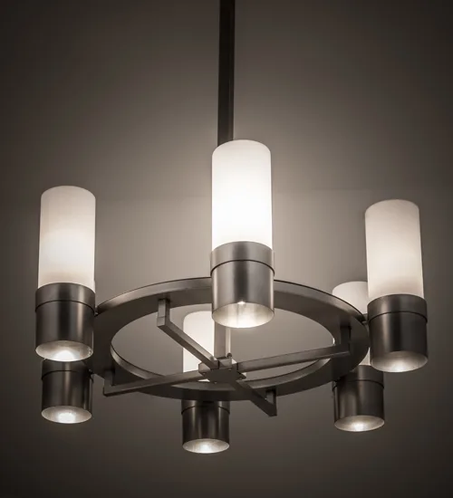48"W Farmington 6 LT Chandelier