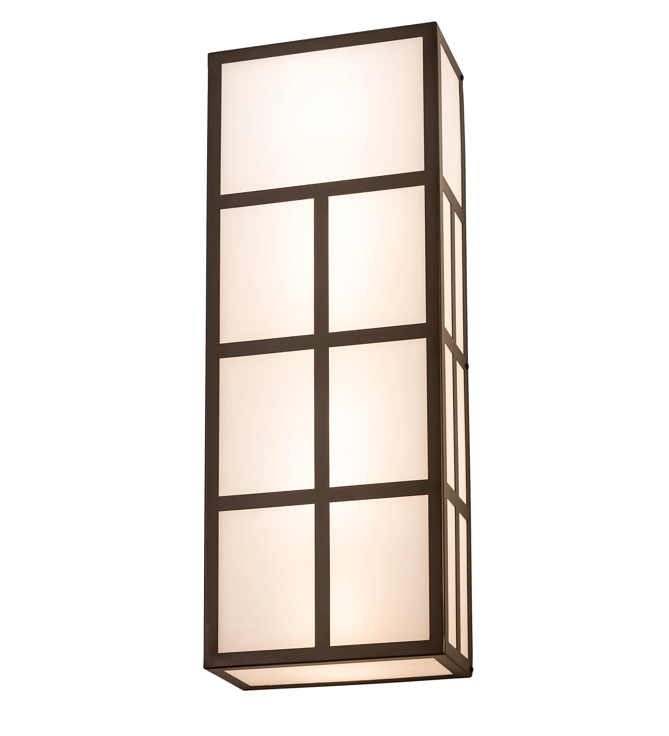 12" Wide Quadrato Helsinki Wall Sconce