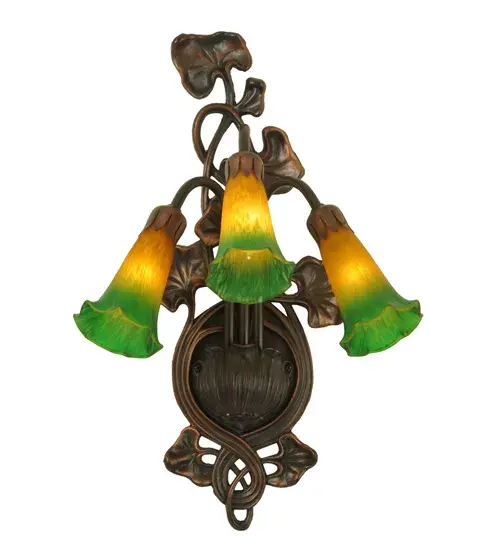 The Amber/Green Pond Lily by Meyda Lighting - Image 5