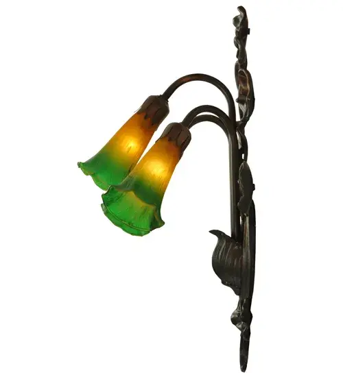 The Amber/Green Pond Lily by Meyda Lighting - Image 8