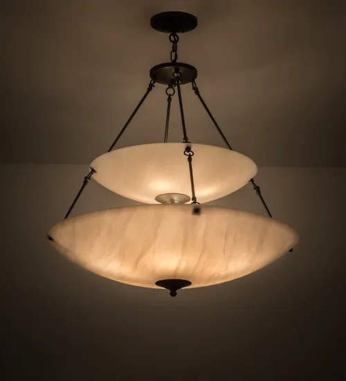 36" Wide Cypola 2 Tier Inverted Pendant