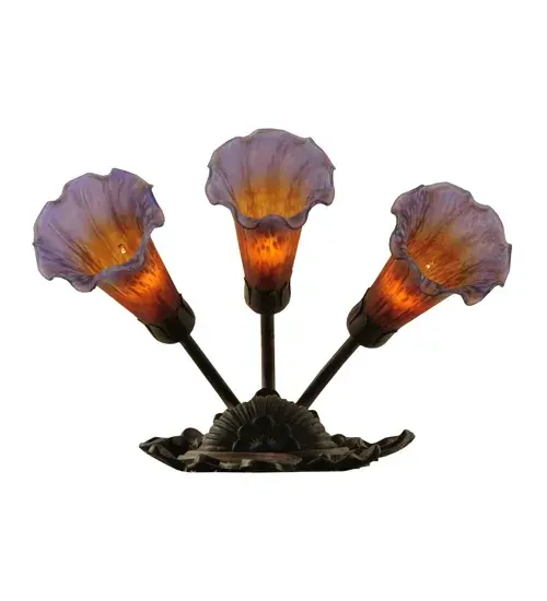 The Amber/Purple Pond Lily by Meyda Lighting - Image 7