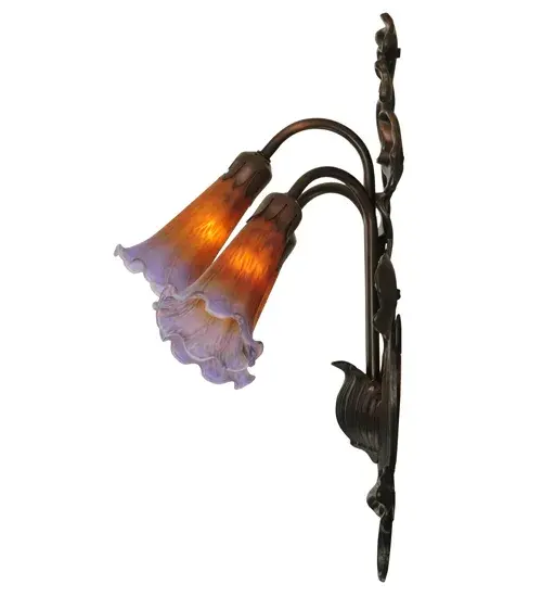 The Amber/Purple Pond Lily by Meyda Lighting - Image 8