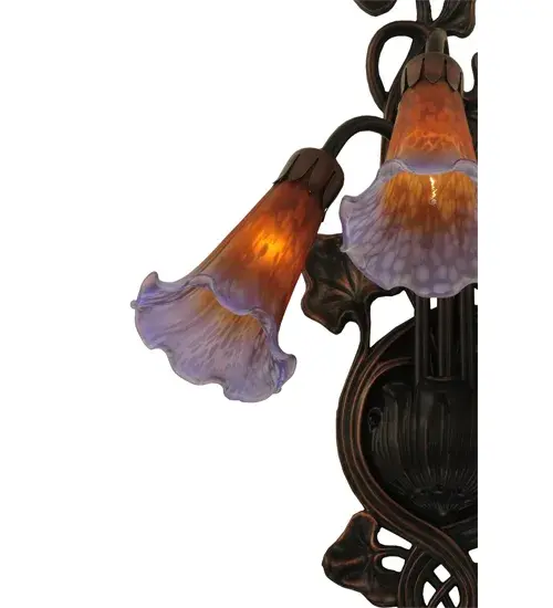 The Amber/Purple Pond Lily by Meyda Lighting - Image 9