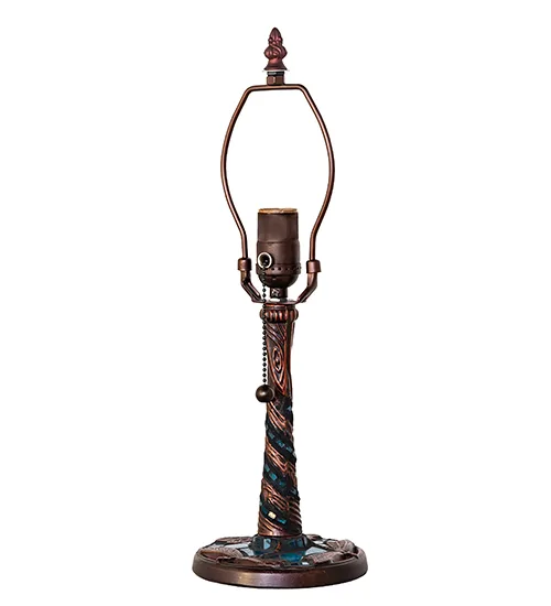 9" High Twisted Fly Mosaic Table Base