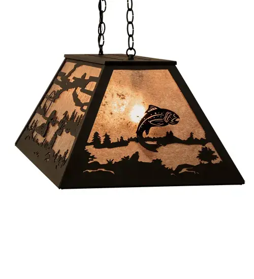 The Leaping Trout & Loon by Meyda Lighting - Image 7