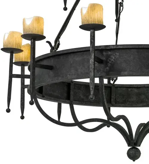 60" Wide Marta 18 Light Two Tier Chandelier - Image 8