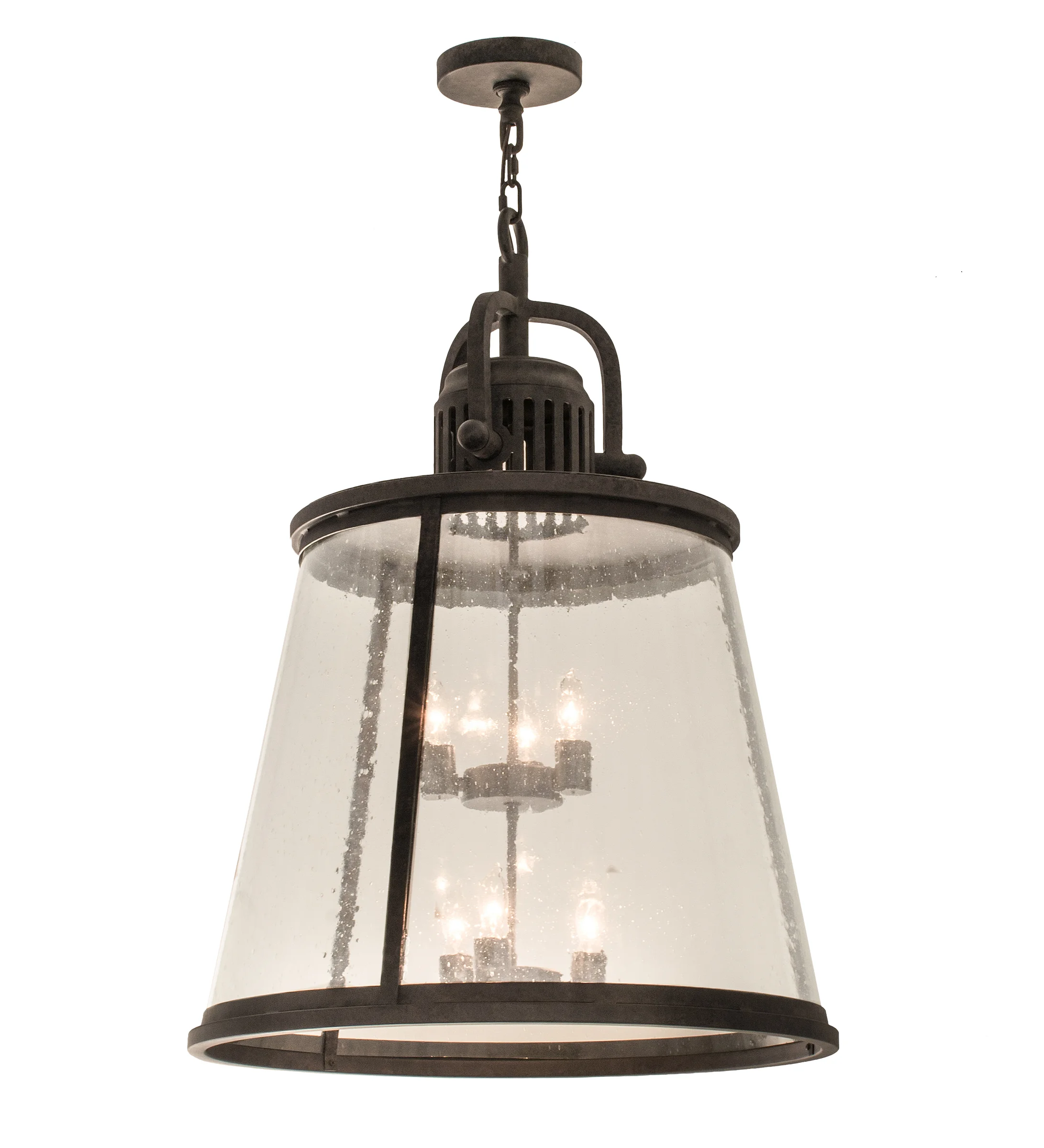 Steadman Six Light Pendant in Coffee Bean