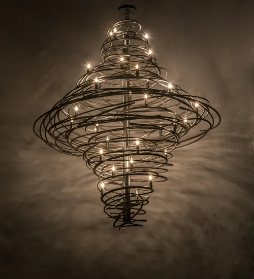 60"W Cyclone 36 LT Chandelier