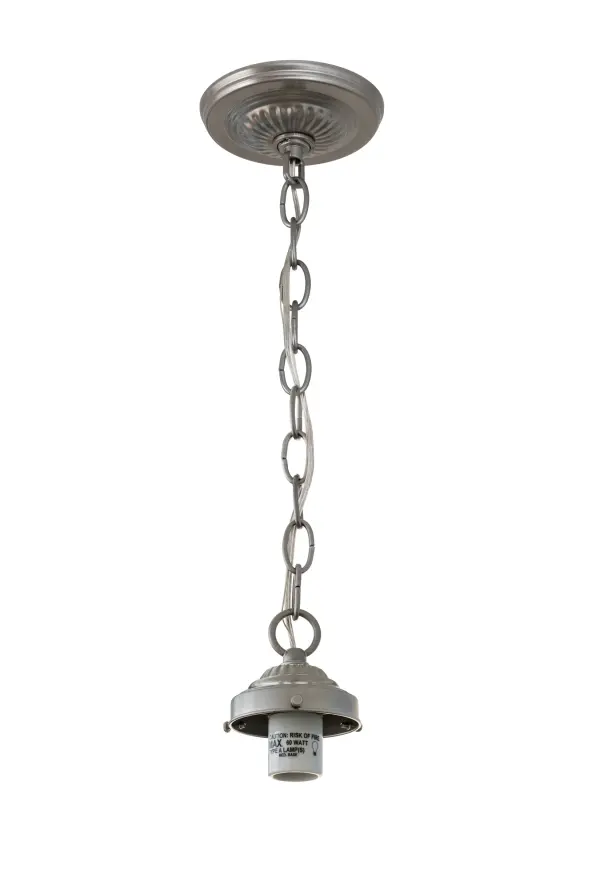 Every Meyda Tiffany item is a unique handcrafted work of art. Natural variations in the wide array of materials that we use to create each Meyda product make every item a masterpiece of its own. Photographs are a general representation of the product. Colors and designs will vary. Collection: Pendant Hardware Finish: Nickel Glass: White Width: 5.00" Height: 6.75" Length: 5.00" Weight: 1.50 lb Extension from Wall: 5.00" Number of Bulbs: 1 Maximum Wattage: 60.00 W Bulb Type: A19 Bulb Base: E26 Material: Steel Country of Origin: USA Safety Listing: Damp Safety Rating: Damp