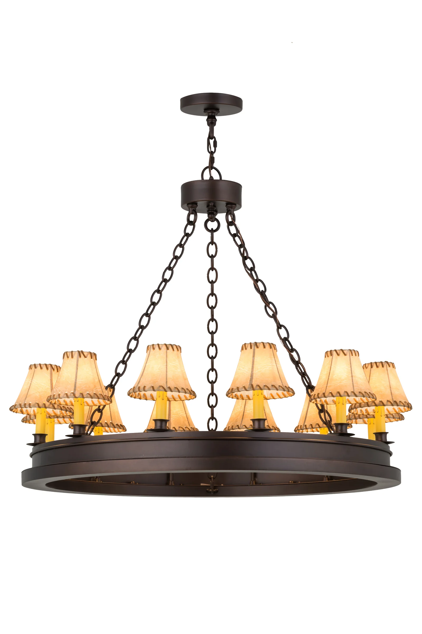 39" Wide Sullivan Ranch 12 LT Chandelier