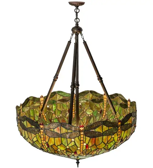 The Meyda Tiffany - Tiffany Hanginghead Dragonfly by Meyda Lighting - Image 4