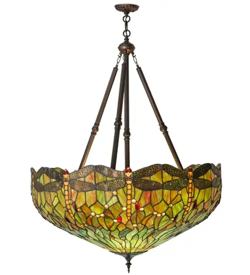 The Meyda Tiffany - Tiffany Hanginghead Dragonfly by Meyda Lighting - Image 5