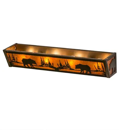 The Meyda Tiffany - Bear At Lake by Meyda Lighting - Image 4