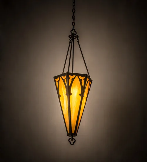 14"W Church Inverted Pendant