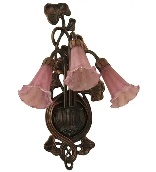 The Meyda Tiffany - Cranberry Pond Lily by Meyda Lighting - Image 3