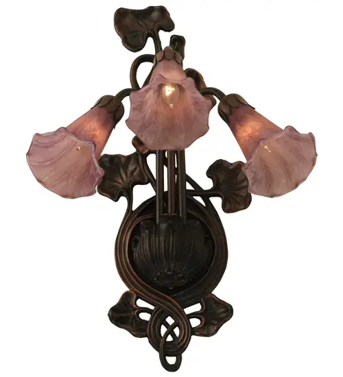 The Meyda Tiffany - Cranberry Pond Lily by Meyda Lighting - Image 6