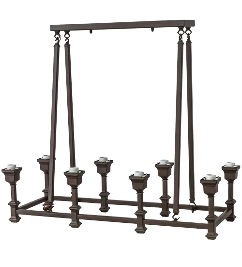 36" Long Oblong Chandelier Hardware