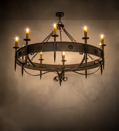 66"W Calandra 10 LT Chandelier