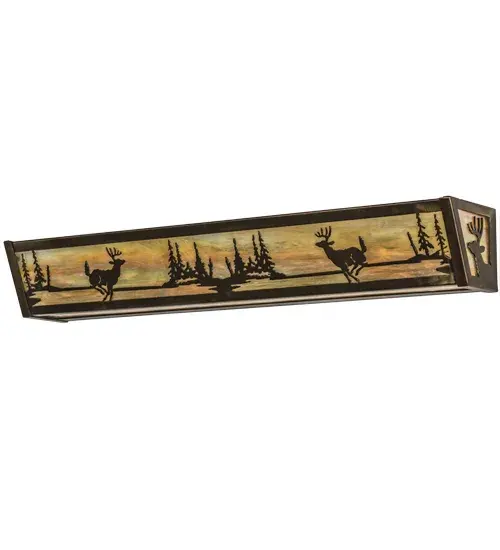 The Meyda Tiffany - Deer At Lake by Meyda Lighting - Image 3