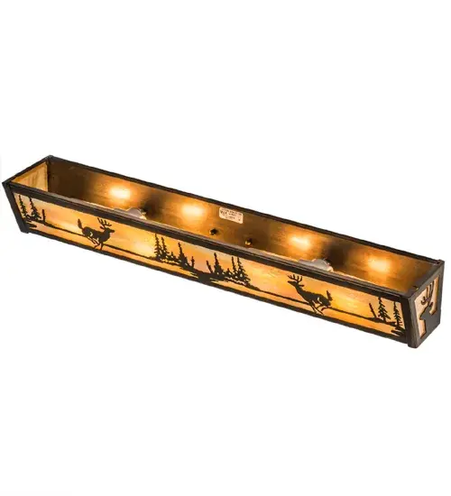 The Meyda Tiffany - Deer At Lake by Meyda Lighting - Image 4