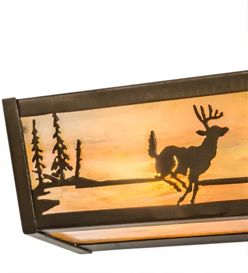 The Meyda Tiffany - Deer At Lake by Meyda Lighting - Image 9