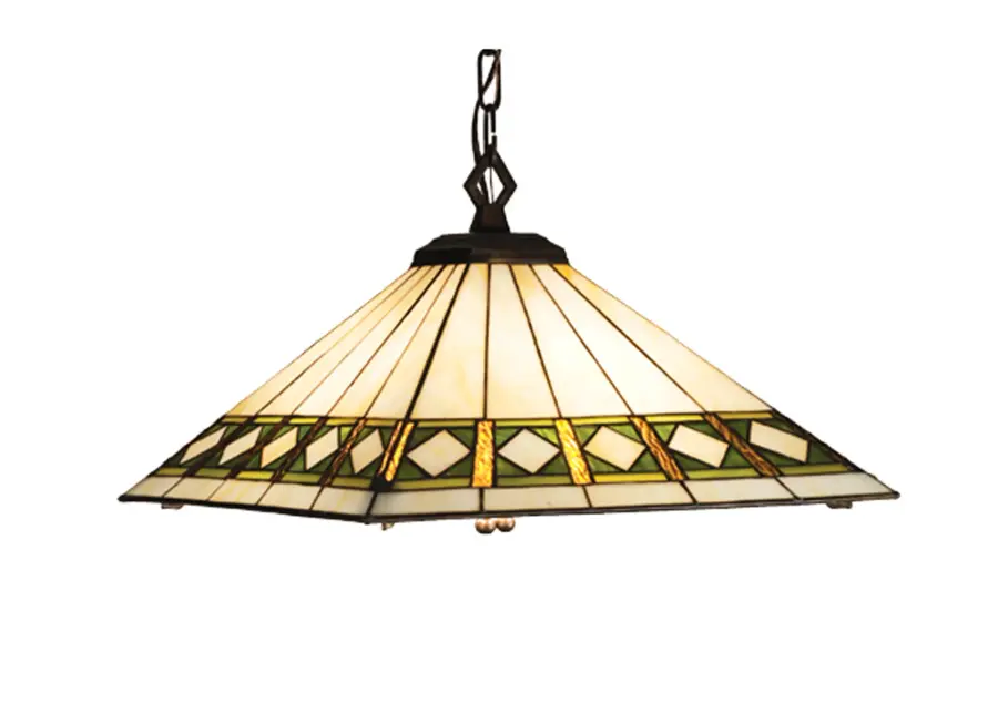 The Meyda Tiffany - Diamond Band Mission by Meyda Lighting