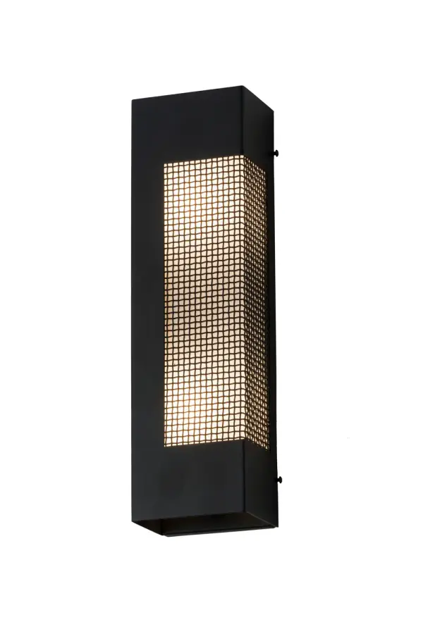 Uncage your creativity for wall lighting with this truly distinctive metalwork design. Offering a cool style for both residential or commercial settings, this luminaire features Satin Black Wrought Iron Weave-Tex with matching hardware and a Statuario Idalight diffuser that uses 2 customer-supplied 12-watt LED lamps for soft ambient illumination. Choose from an assortment of custom sizes, styles and finishes, as well as dimmable lamping options. This fixture is UL and cUL listed for damp and dry locations. Collection: Redemption Finish: Satin Black/Wrought Iron Glass: Statuario Idalight Width: 5.00" Height: 18.00" Length: 3.50" Weight: 5.50 lb Extension from Wall: 3.50" Number of Bulbs: 2 Maximum Wattage: 12.00 W Bulb Type: A19 Bulb Base: E26 Light Source: LED Material: Steel Country of Origin: USA Safety Listing: Damp Safety Rating: Damp LED