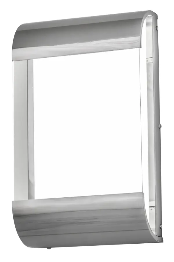 A curious illusion rendered by a luminance conundrum. The unique Limoux Wall Sconce features a Clear Glass frontal lens that reveals a Contrail Mist Idalight diffuser, illuminated beautifully with integral, energy efficient LEDs embedded in the backplate. The wall fixture is enhanced with a unique frame and hardware in a Polished Nickel finish. Handcrafted in the USA by artisans in our 180,000 square foot manufacturing facility in Yorkville, New York, this handsome luminaire is offered in custom styles, colors and sizes are available. Energy efficient lamping options such as LED are available. The fixture is UL and cUL listed for dry, damp and wet locations. Collection: Limoux Finish: Polished Nickel Glass: Clear Glass And Frosted Clear Glass Width: 9.00" Height: 15.00" Length: 3.75" Weight: 9.50 lb Extension from Wall: 3.75" Number of Bulbs: 1 Maximum Wattage: 9.00 W Bulb Type: STRIP Bulb Base: INTEGRAL Light Source: LED Color Temperature: 3000 K Material: Steel Country of Origin: USA Safety Listing: Damp Safety Rating: Damp LED
