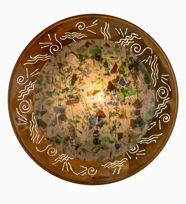 Every Meyda Tiffany item is a unique handcrafted work of art. Natural variations in the wide array of materials that we use to create each Meyda product make every item a masterpiece of its own. Photographs are a general representation of the product. Colors and designs will vary.