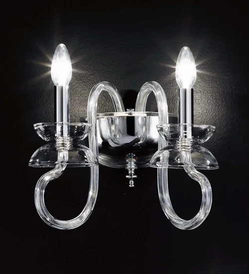 12" Wide Miro 2 Light Wall Sconce