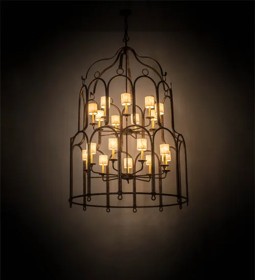 54" Wide Grand Stair 20 Light Chandelier