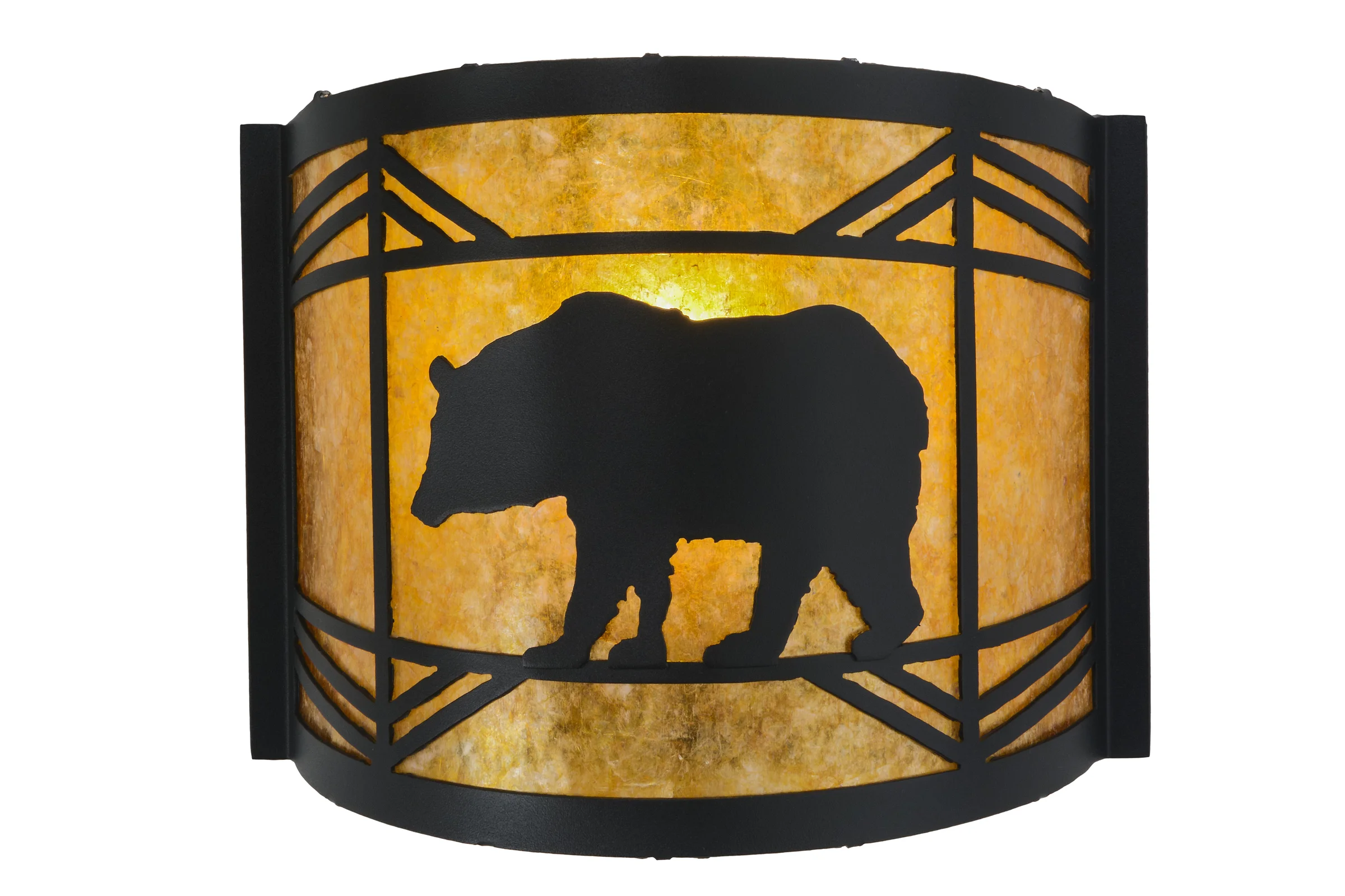 12"W Lone Bear Wall Sconce