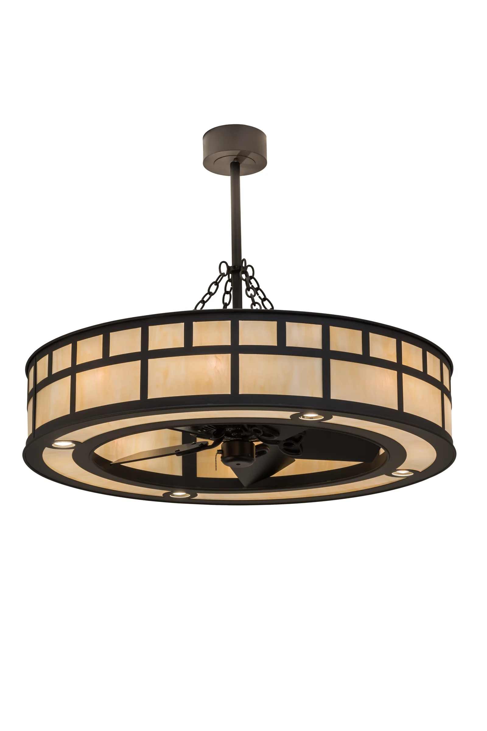 T" Mission" 45"Chandel-Air in Oil Rubbed Bronze
