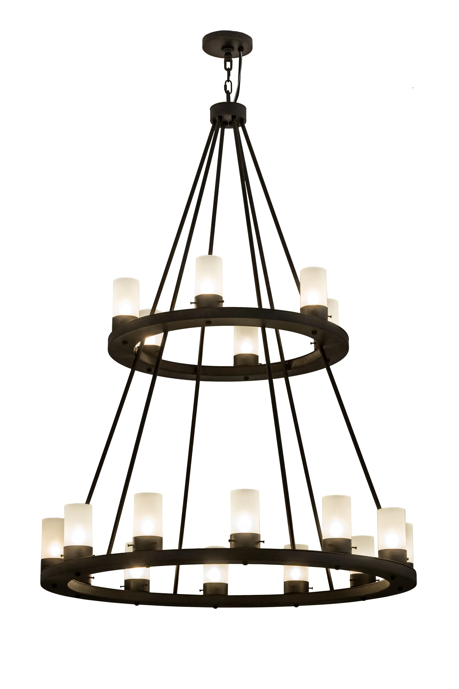 Loxley 18 Light Chandelier in Chestnut