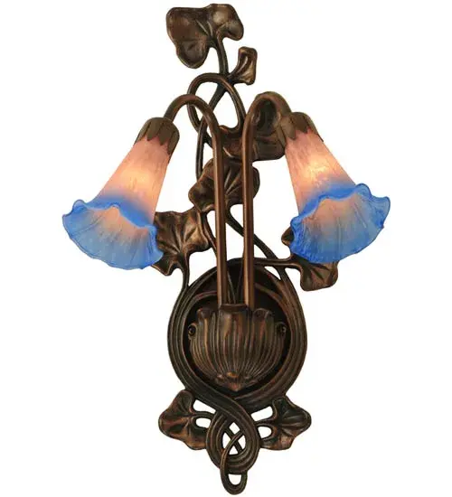 The Pink/Blue Pond Lily by Meyda Lighting - Image 1