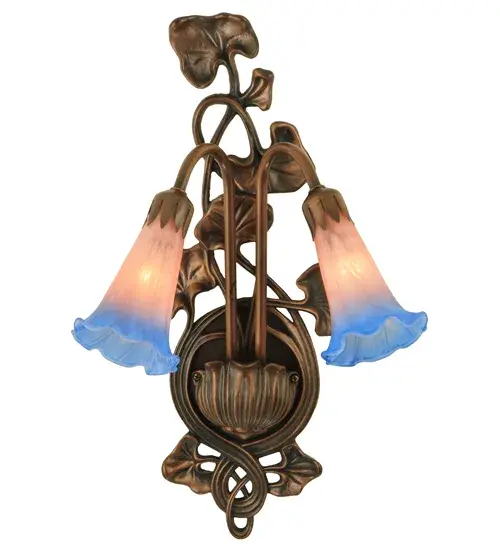 The Pink/Blue Pond Lily by Meyda Lighting - Image 4