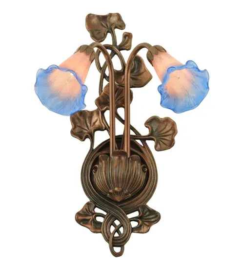 The Pink/Blue Pond Lily by Meyda Lighting - Image 6