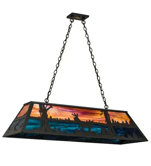 The Meyda Tiffany - Deer At Lake by Meyda Lighting - Image 3